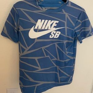 Blue Girls Nike Softball T-Shirt